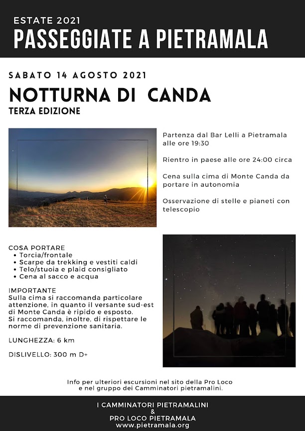 Notturna Canda 2021 - locandina